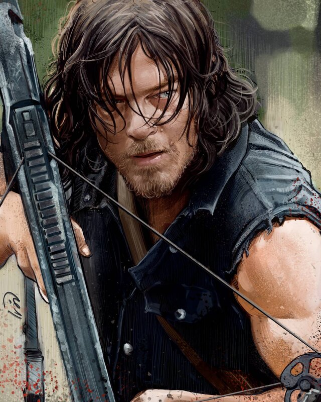 Man with Crossbow — Brown, Intense