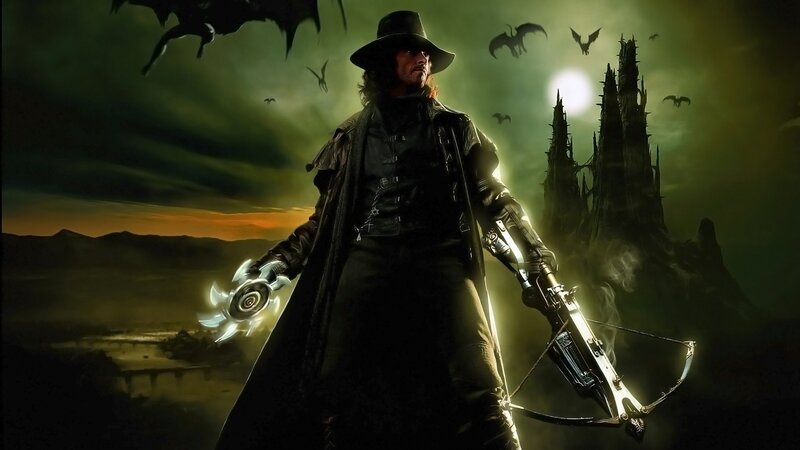 Man with Crossbow — Green, Dramatic, Night, Digital Art