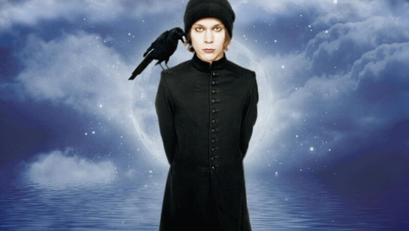 Man with Crow on Shoulder