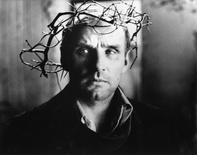 Man with crown of thorns