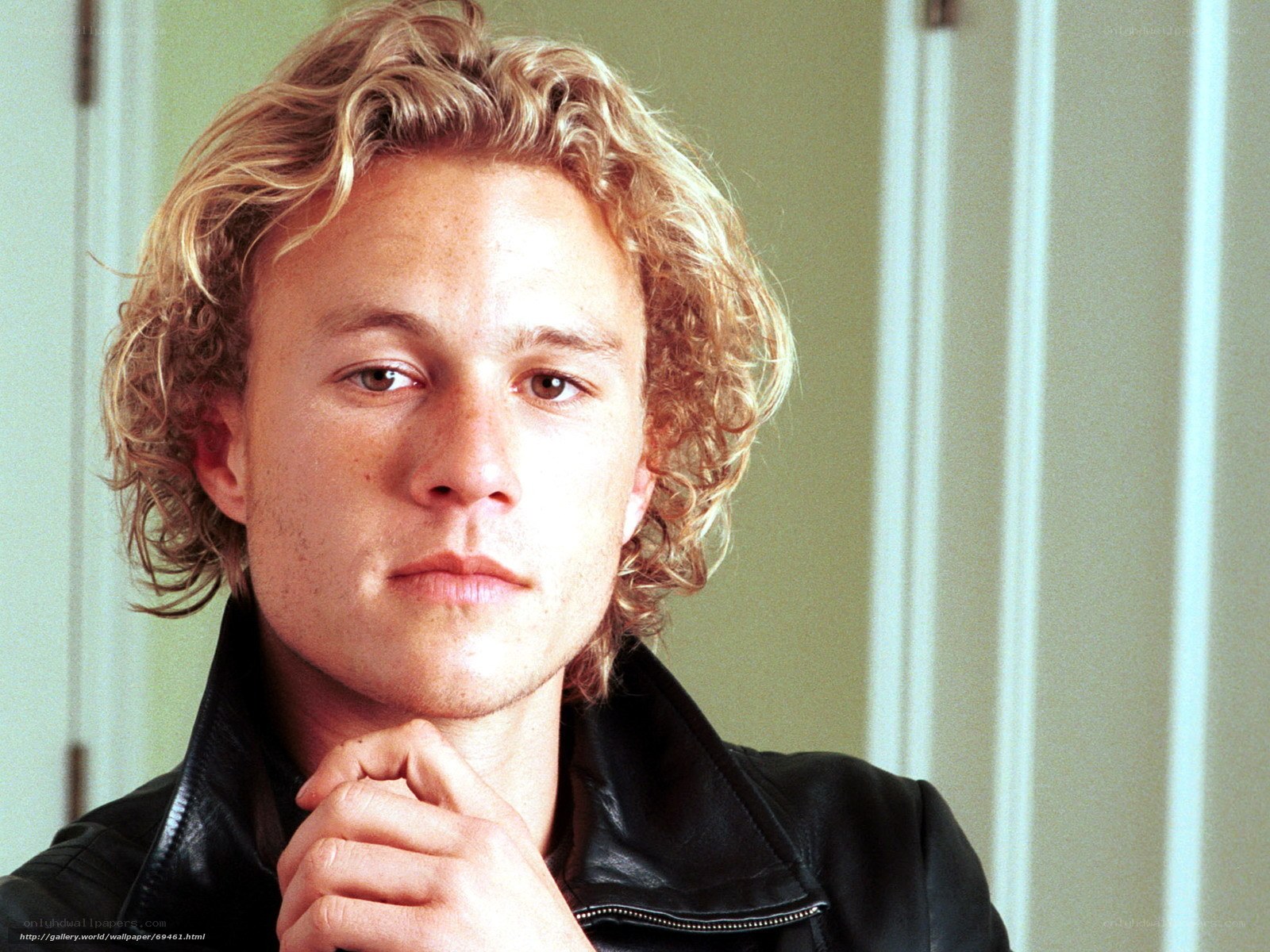 man with curly blonde hair