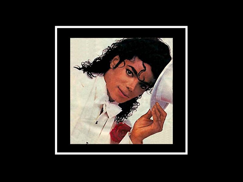 Man with Curly Hair — Black, Calm