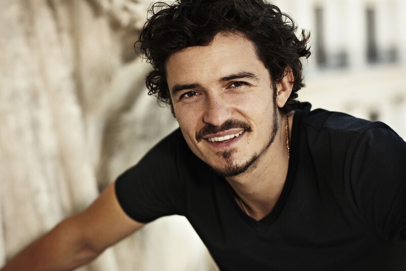 Man with Curly Hair — Black, Friendly