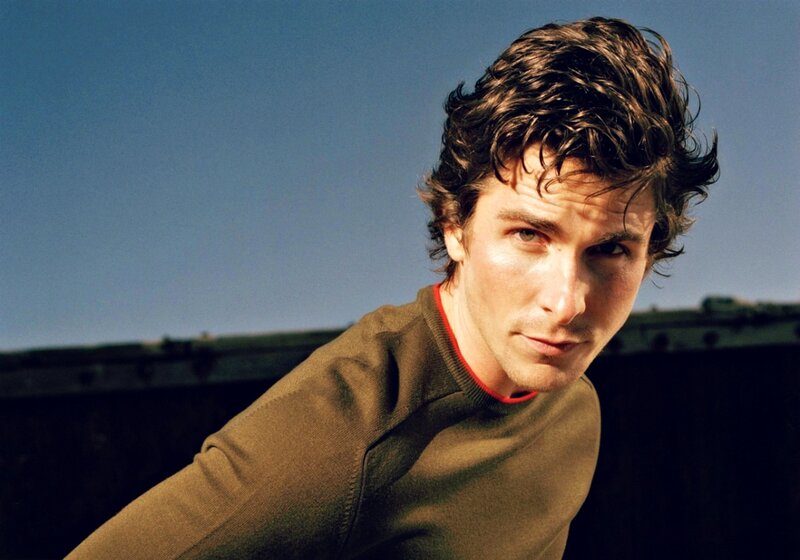 Man with Curly Hair — Blue, Dramatic, Afternoon