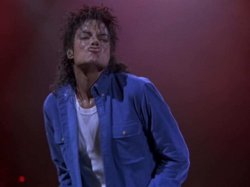 Man with Curly Hair — Blue, Dramatic
