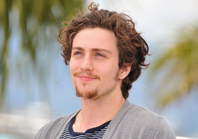 Man with Curly Hair — Gray, Calm