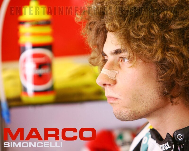 Man with Curly Hair — Red, Serious, Photograph