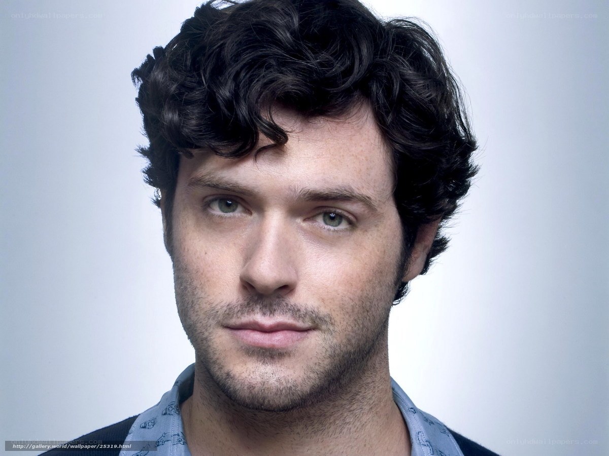 man with curly hair