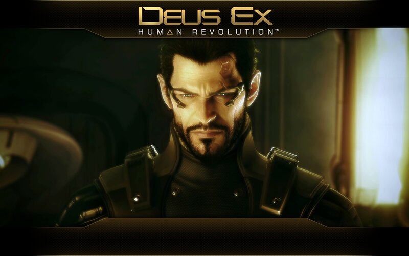 Man with Cybernetic Eye — Black, Dramatic