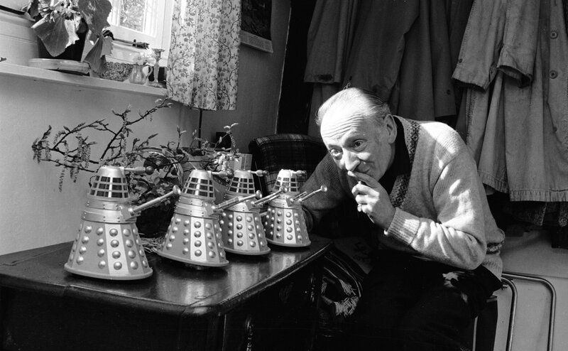 Man with Dalek Models — Black