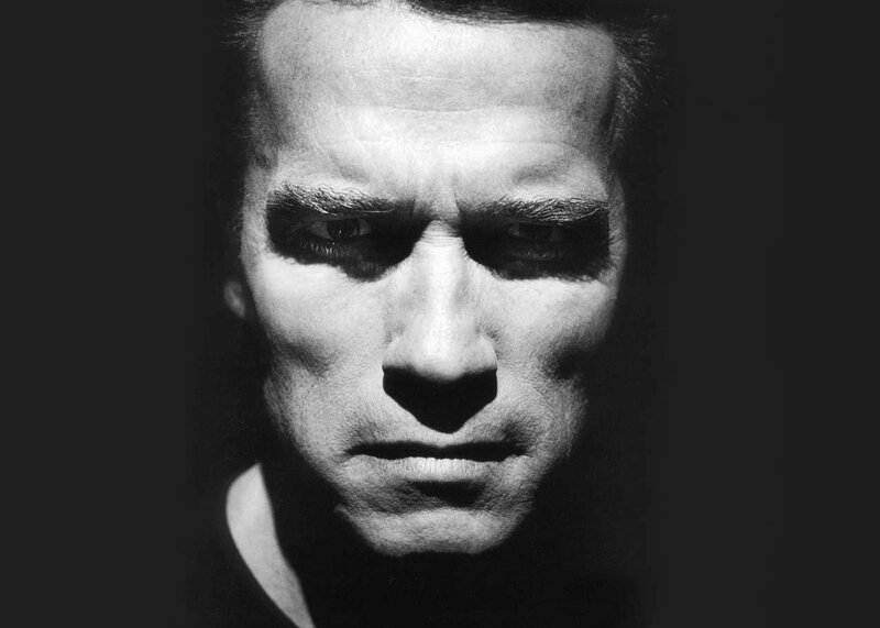 Man with Dark Eye Makeup — Black, Dramatic