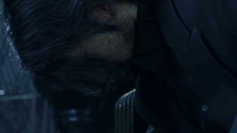 Man with Dark Hair — Black, Dramatic, Night, 3d Render