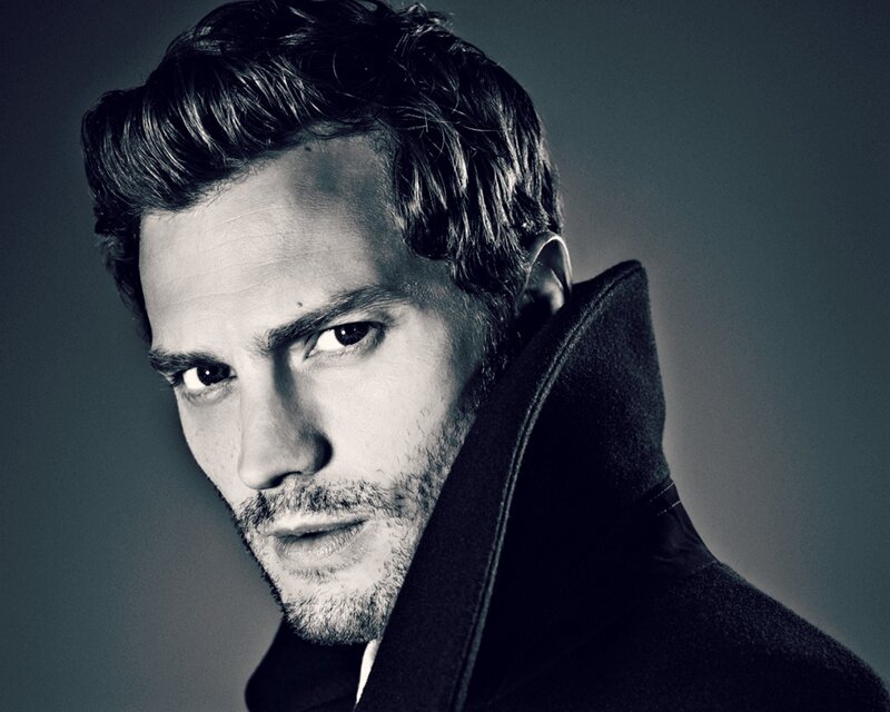 Man with Dark Hair — Black, Dramatic, Photograph, Coat, Beard