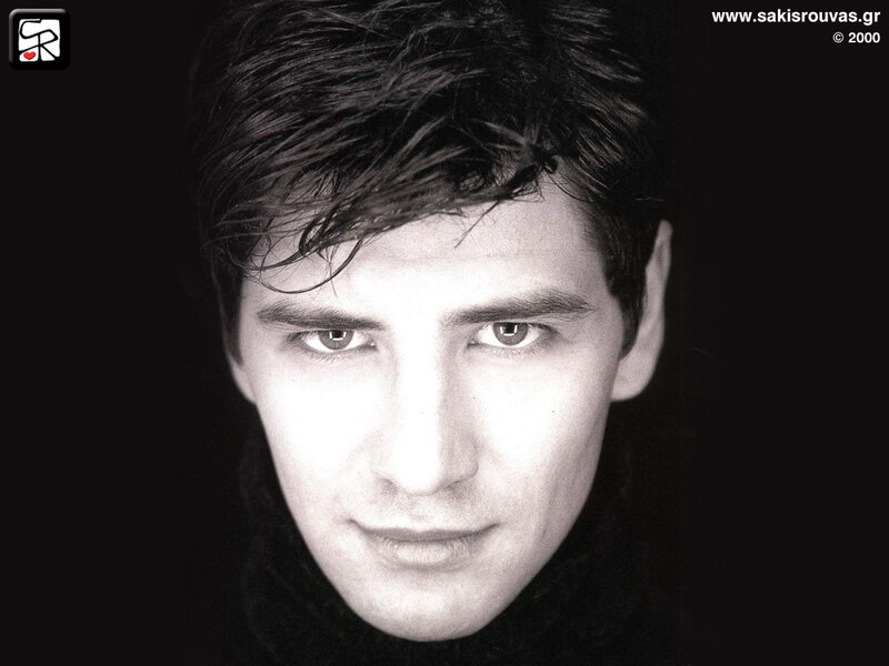 Man with Dark Hair — Black, Dramatic, Photograph, Eyes, Turtleneck