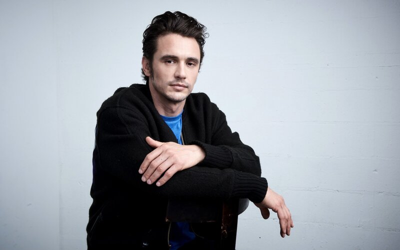 Man with Dark Hair — Black, Neutral, Photograph, Blue Shirt