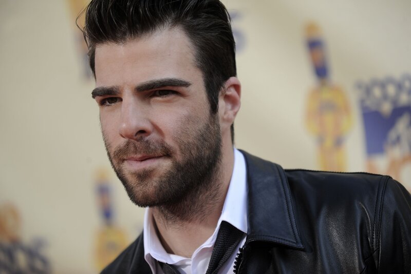 Man with Dark Hair — Black, Neutral, Photograph, Leather Jacket, White Shirt