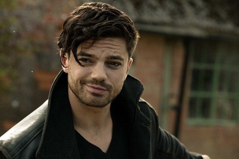 Man with Dark Hair — Black, Serious, Photograph, Jacket, Building