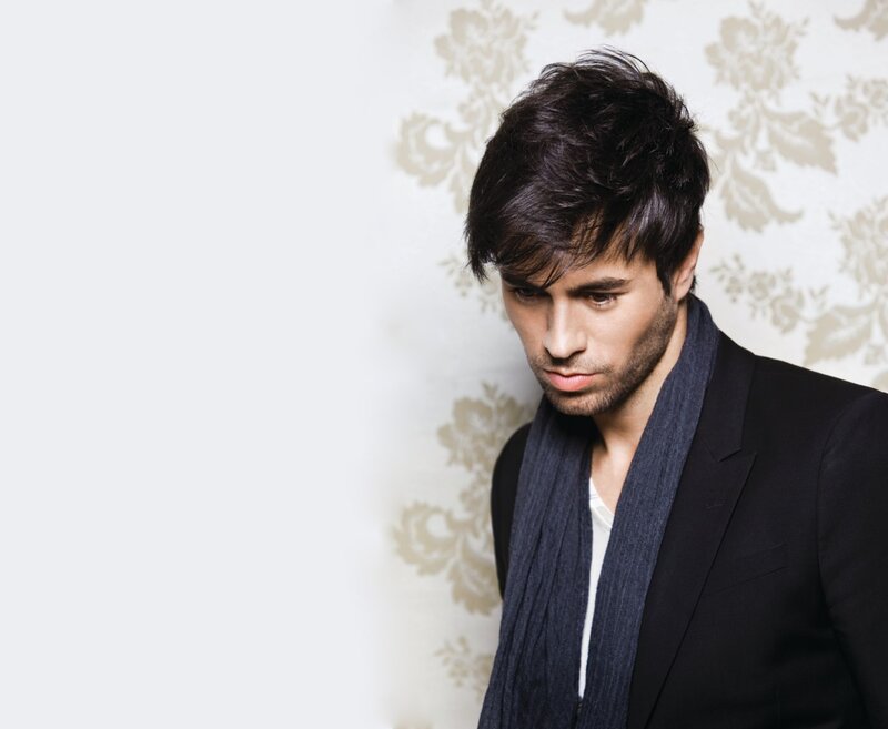 Man with Dark Hair — Black, Serious, Photograph, Scarf