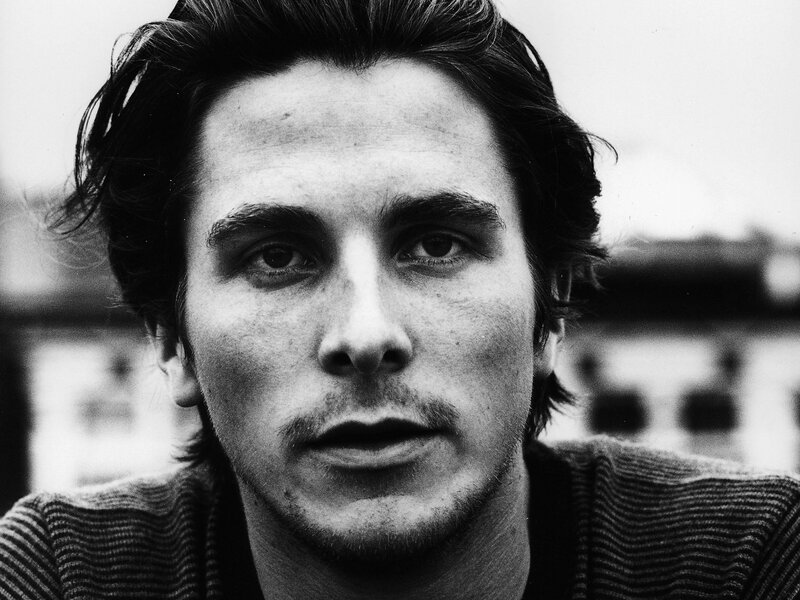 Man with Dark Hair — Black, Serious, Photograph, Striped Shirt, Black and White, White