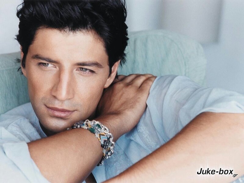 Man with Dark Hair — Blue, Calm, Photograph