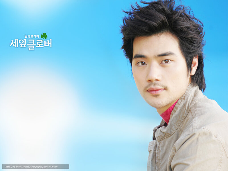Man with Dark Hair — Blue, Calm