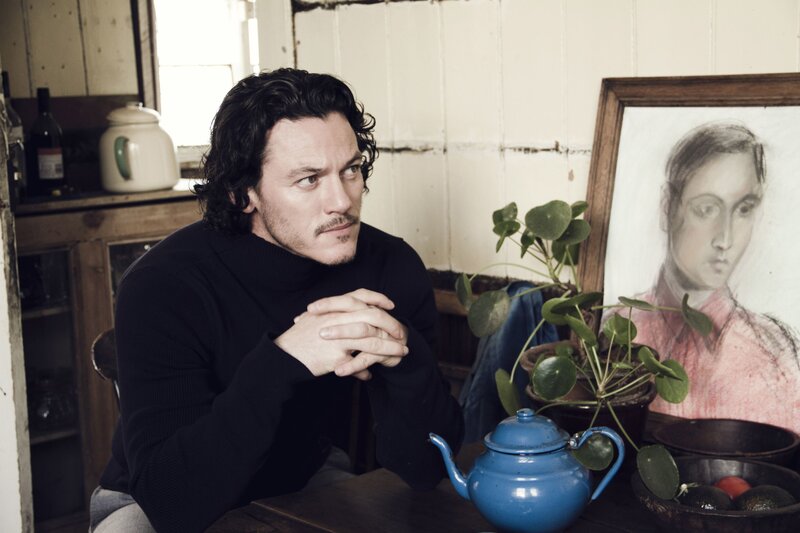 Man with Dark Hair — Blue, Contemplative, Afternoon