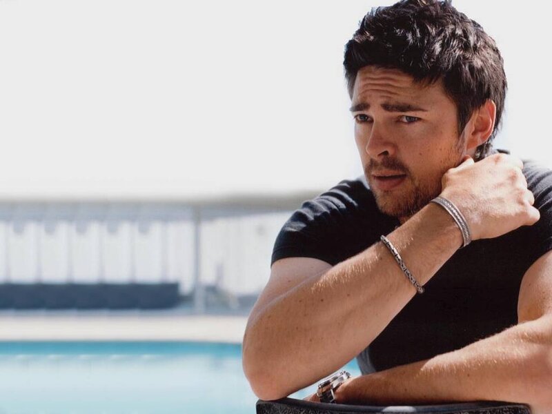Man with Dark Hair — Blue, Contemplative