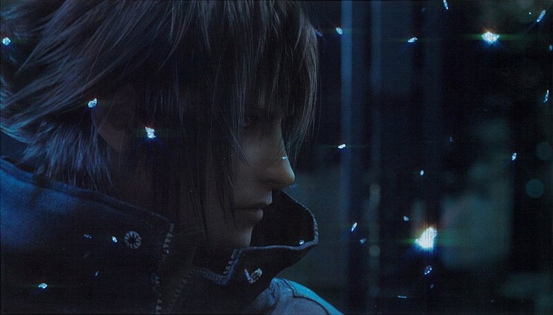 Man with Dark Hair — Blue, Dramatic, Night, 3d Render