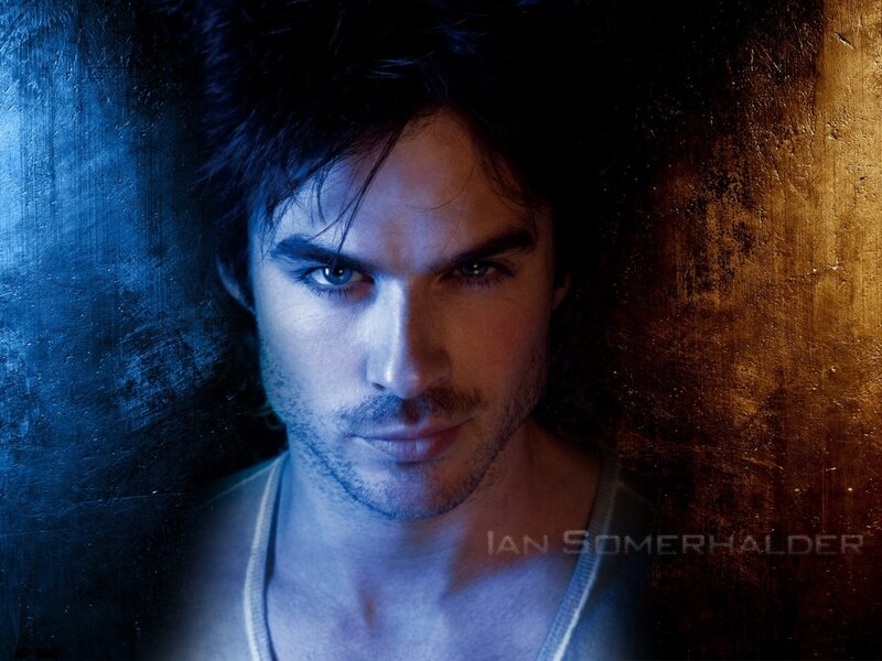 Man with Dark Hair — Blue, Dramatic, Photograph, Blue Lighting