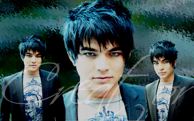 Man with Dark Hair — Blue, Dramatic, Photograph, Suit Jacket