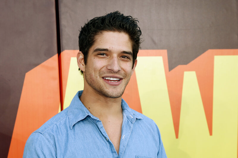 Man with Dark Hair — Blue, Happy