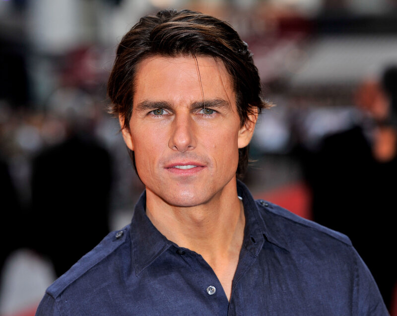 Man with Dark Hair — Blue, Neutral, Photograph, Blue Shirt