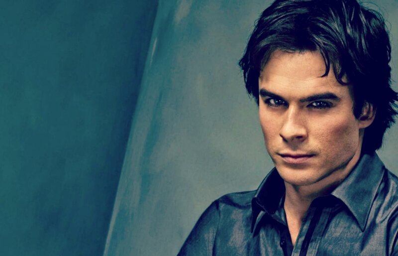Man with Dark Hair — Blue, Serious, Photograph, Shirt