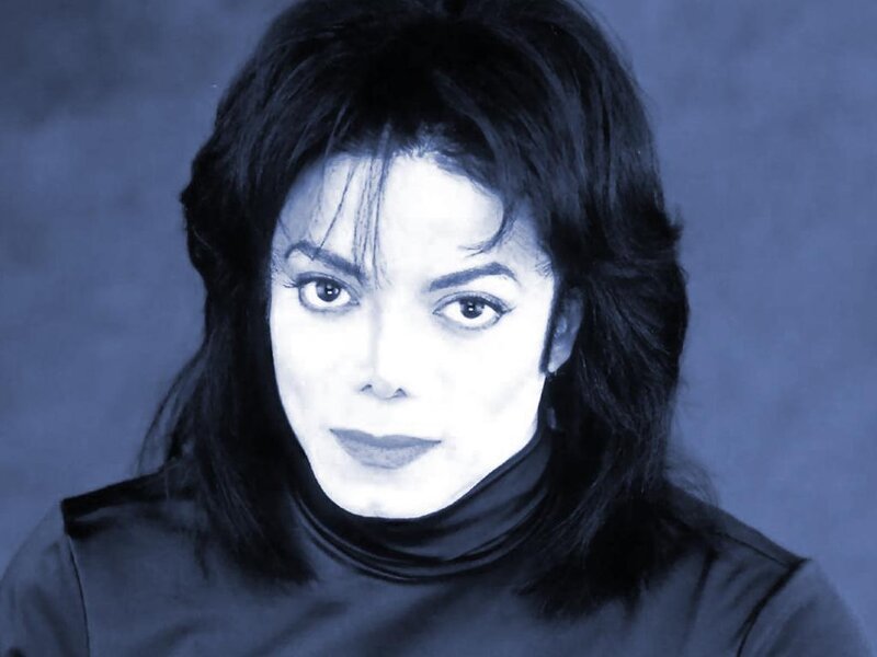 Man with Dark Hair — Blue, Serious, Photograph, Turtleneck