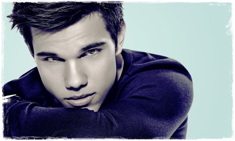 Man with Dark Hair — Blue, Serious