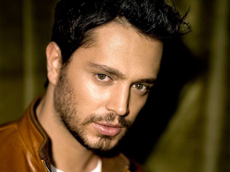 Man with Dark Hair — Brown, Serious, Photograph, Leather Jacket