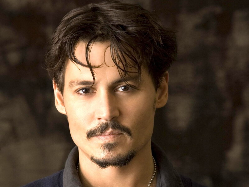 Man with Dark Hair — Brown, Serious, Photograph, Mustache