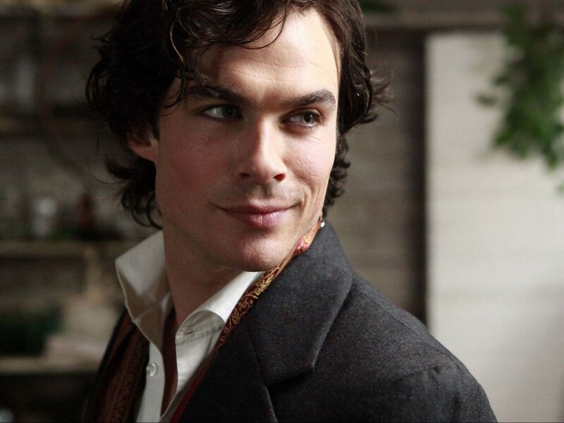 Man with Dark Hair — Gray, Neutral, Photograph, White Shirt