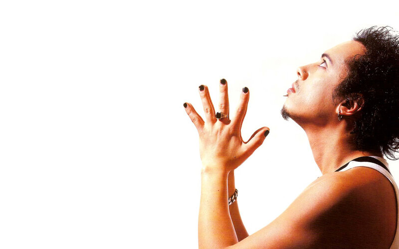 Man with Dark Hair — White, Dramatic, Photograph, Ring