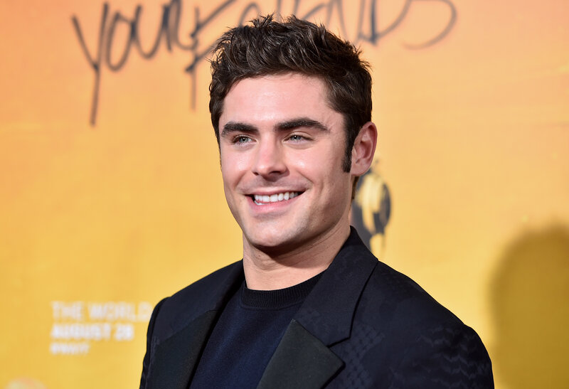 Man with Dark Hair — Yellow, Smiling