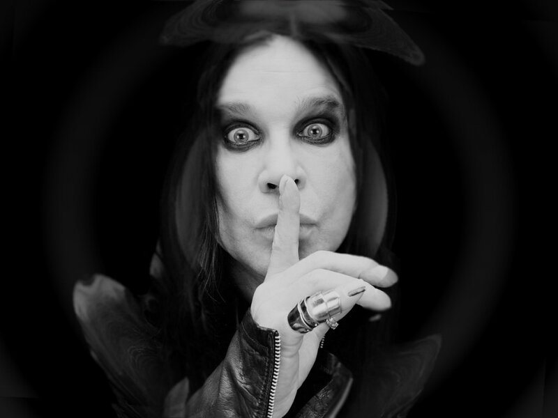 Man with Dark Makeup — Black, Dramatic, Photograph, Ring
