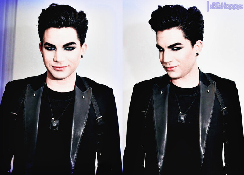 Man with Dark Makeup — Black