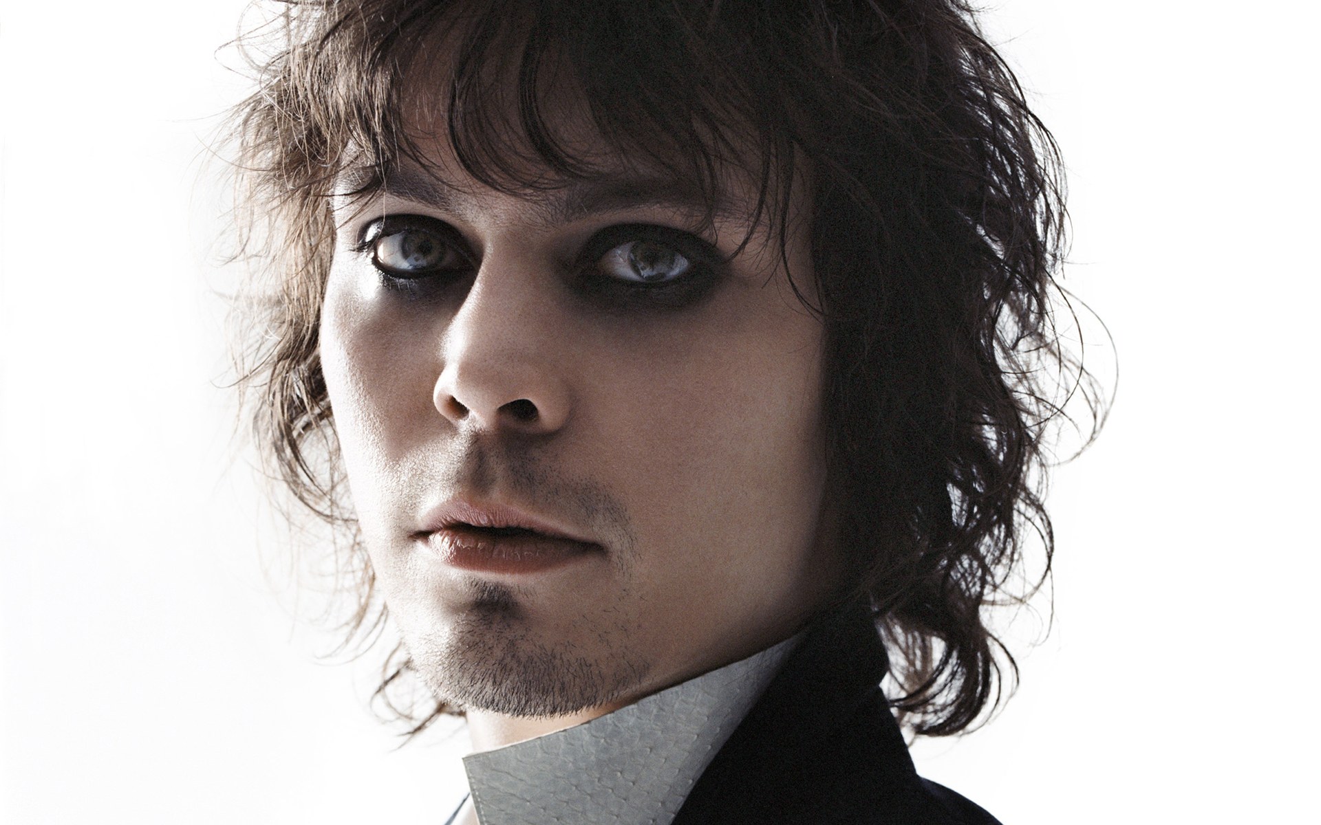 man with dark makeup