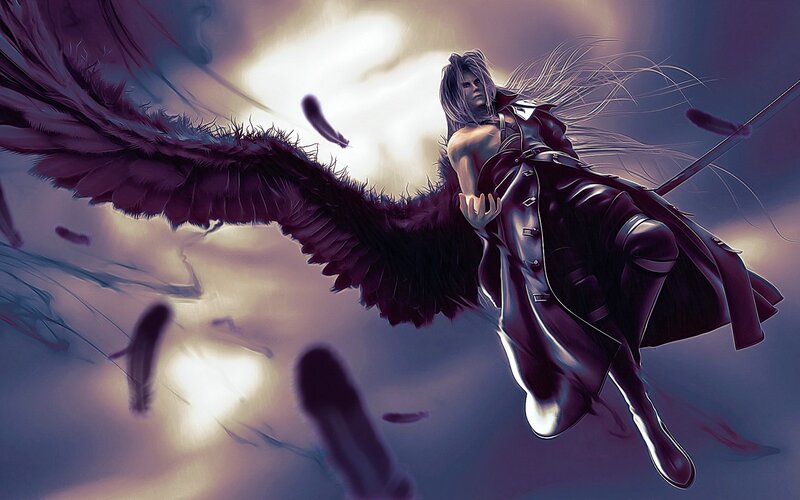 Man with Dark Wings — Purple