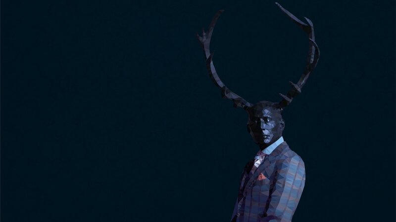Man with Deer Antlers