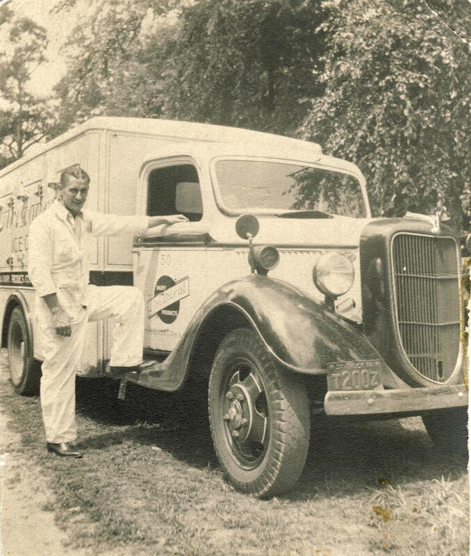 Man with delivery truck