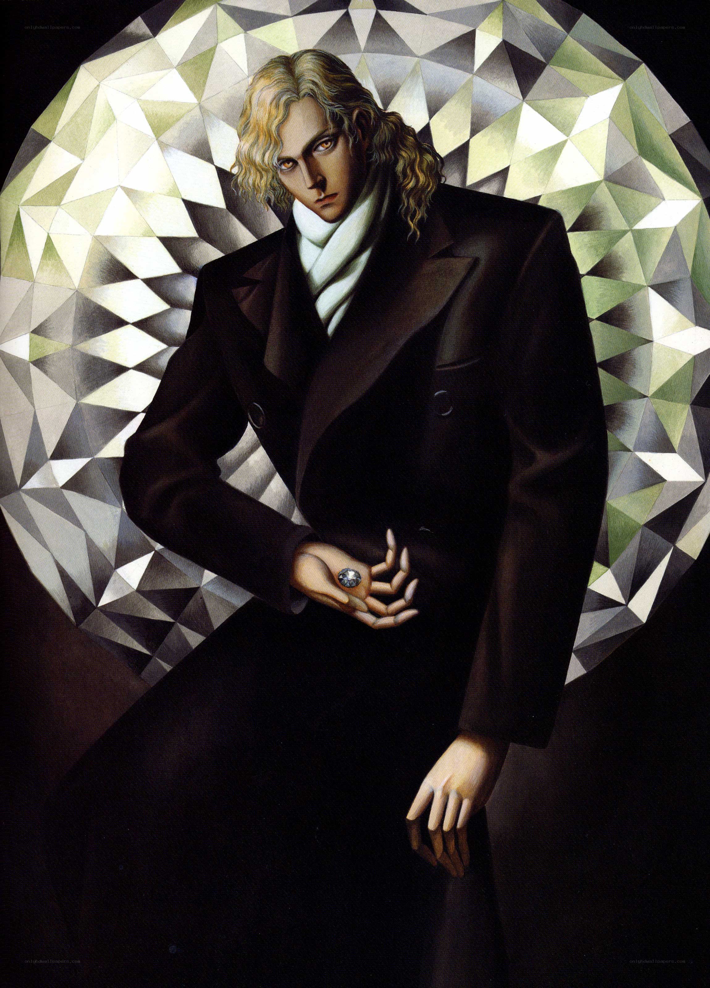 Man with diamond ring
