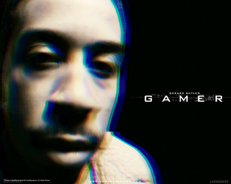 Man with Distorted Face — Black, Dramatic