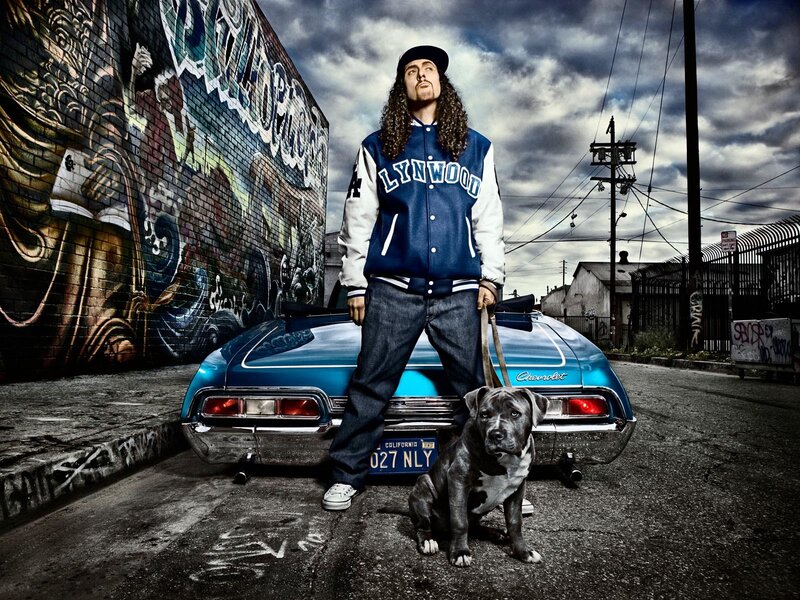 Man with Dog and Car