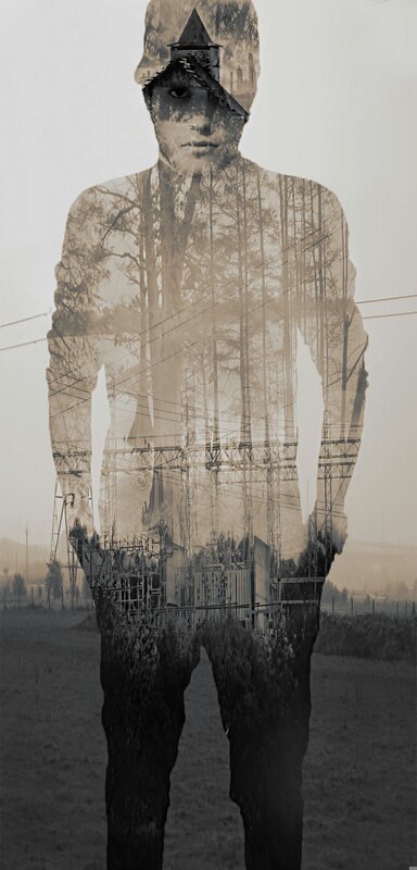 Man with Double Exposure